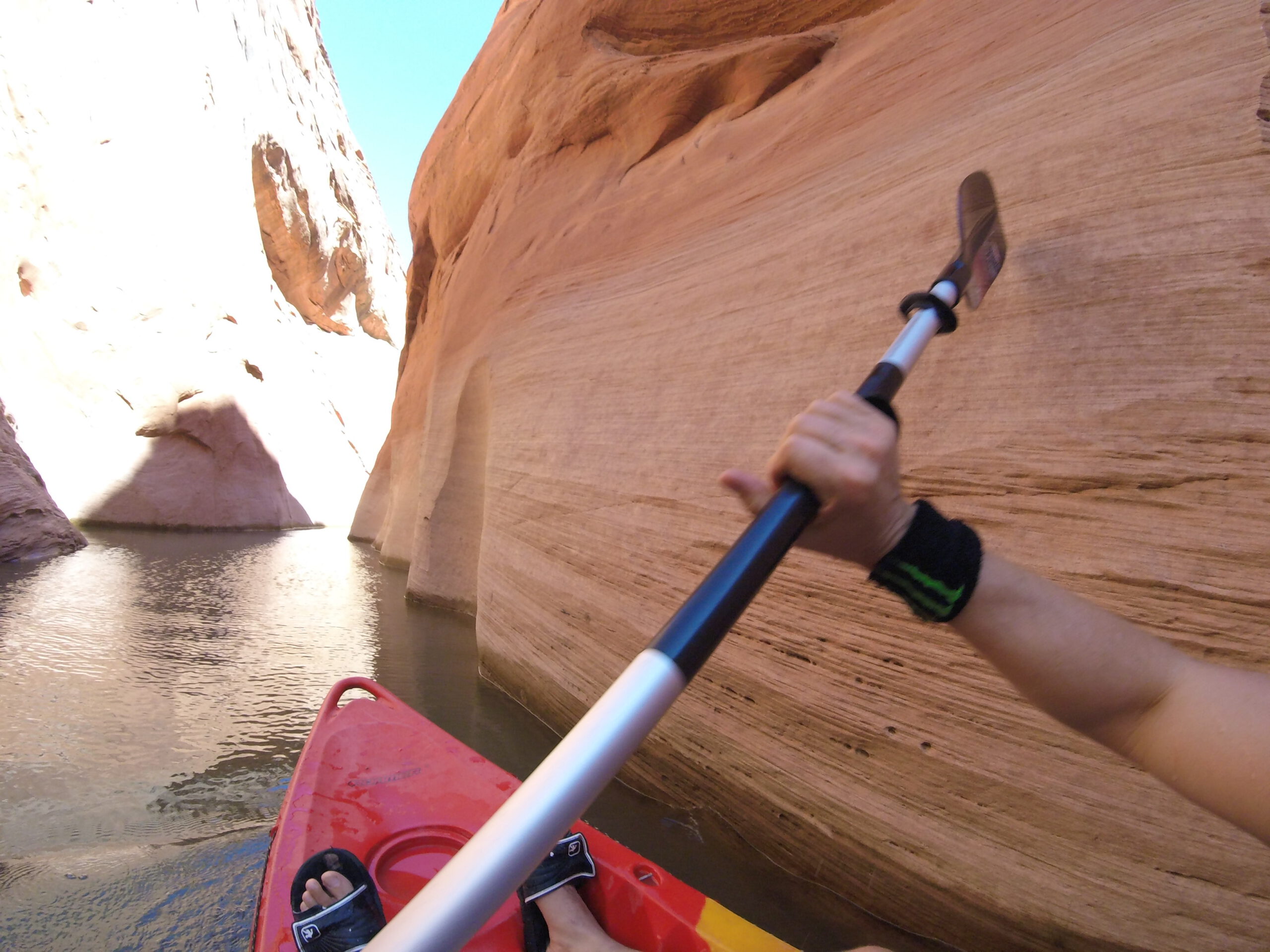 Kayak Into Antelope Canyon