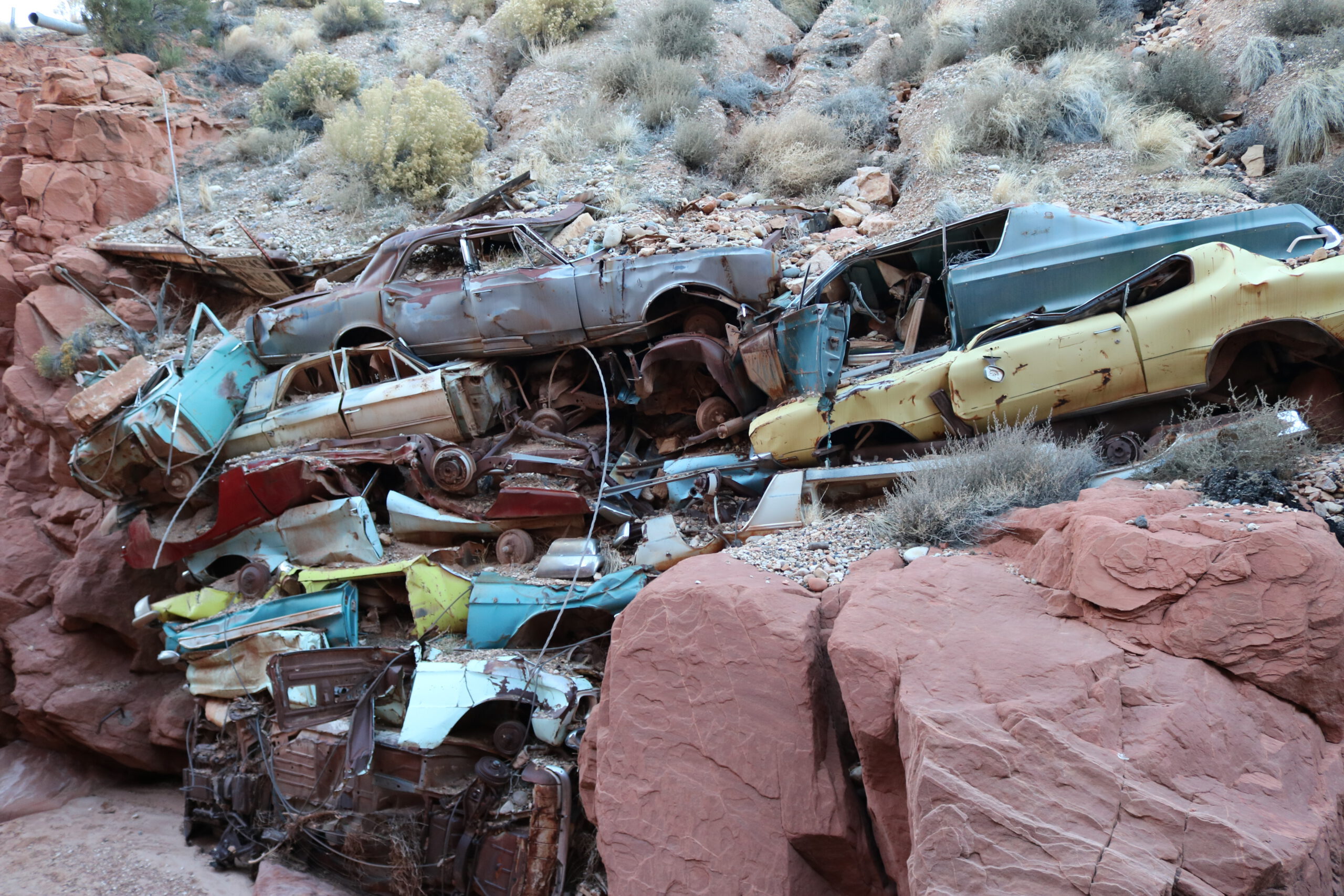 Rip Rap in Catstair Canyon