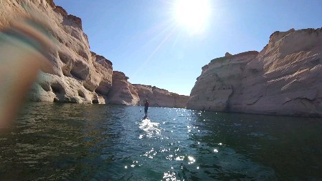 Here's a fun new way to explore more ✨️ 😀 try a foil board.  @efoillakepowell 

#fun #lakepowell #lakelife #efoil #lake #fun #naturephotography #nature #antelopecanyon #surfing #utah #arizona #foilboard #water #🏜 #wheee