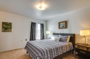 queen bed